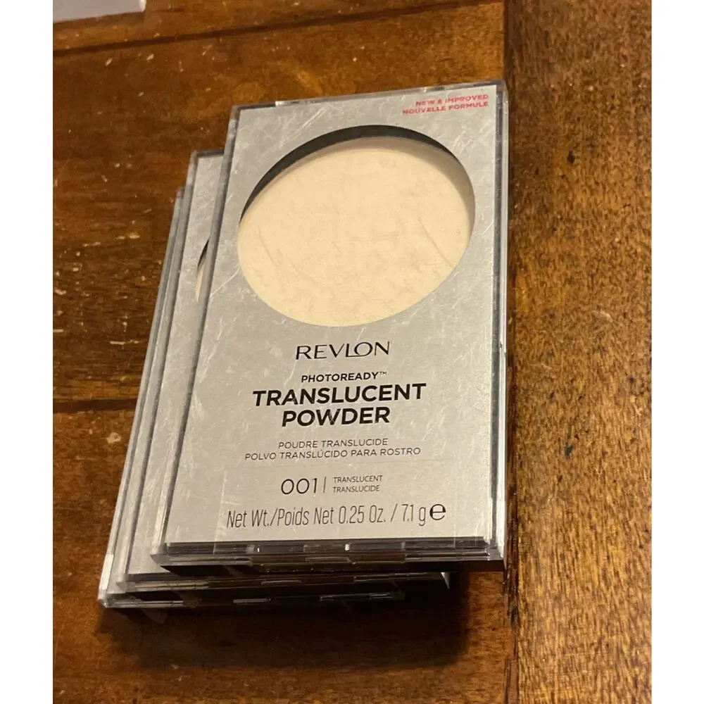 Revlon PhotoReady Translucent Setting Powder 001 Translucent 0.25 oz Pack of 3